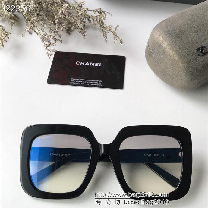 CHANEL香奈兒 CH5408 2019年開春新款 潮流爆款 時尚方框太陽鏡 高品質 網紅潮款墨鏡  lly1286